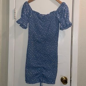 Ruched Mini Dress